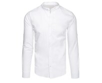 Pánská košile ležérní bílá Bílá, 3XL
