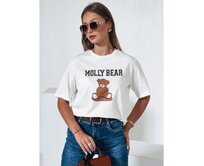 Dámské tričko MOLBER ecru Bílá, S