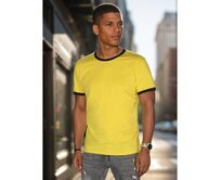 Pánské tričko basic žluté Žlutá, XXL