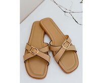 Dámské žabky khaki Khaki, 36