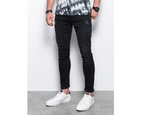 Pánské džíny SKINNY FIT černé Černá, XXL