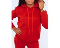 Dámská BASIC mikina s kapucí červená Červená, XL