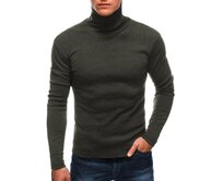 Pánská polokošile s výstřihem FRY khaki Khaki, XL