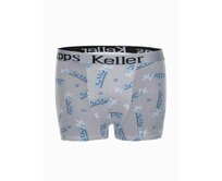 Pánské boxerky U476 šedé Šedá, XXL