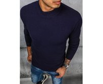 Pánský svetr s rolákem NECK tmavě modrý Námořnická modrá, S