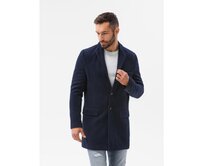 Pánský kabát DAVID navy Modrá, L