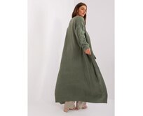 Dámský svetr s kapsami AGINA khaki Khaki, Univerzální