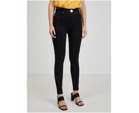 Černé dámské skinny fit kalhoty Černá, 36