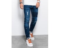 Pánské džíny SKINNY FIT modré Modrá, M