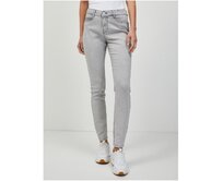 Světle šedé skinny fit džíny Šedá, 40