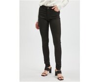 Černé dámské skinny fit kalhoty Černá, 42