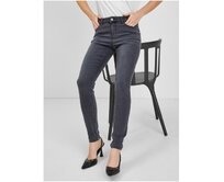 Šedé dámské skinny fit džíny Šedá, 34