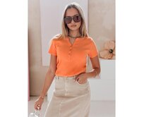 Dámská pruhovaná halenka KISS LOOK oranžová Oranžová, Univerzální
