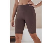 Dámské cyklistické šortky BIKELINE hnědé Karamelová, M