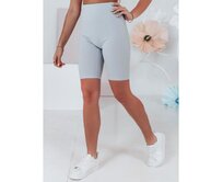 Dámské cyklistické šortky SOFT AND FIT modré Světle modrá, S