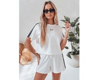 Dámská tepláková souprava LOVE SPORT bílá Bílá, L/XL