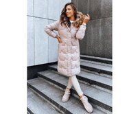 Dámský zimní kabát GOLDEN LILY béžový Béžová, XXL