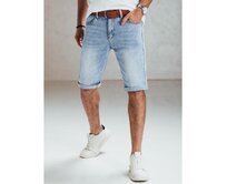 Pánské džínové šortky modré Modrá, s30