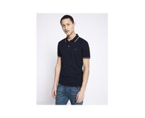Polo tričko Necetwo z bavlny Supima® Modrá, XL