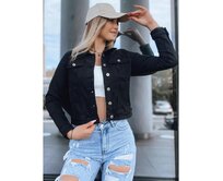 Dámská džínová bunda CELESTIALCHIC černá Černá, L
