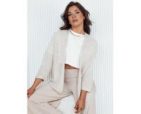 Dámský kardigan svetr LINCY béžový Béžová, Univerzální