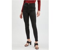 Černé dámské skinny fit kalhoty Černá, 36