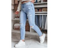 Dámské džíny slim fit RIPESLIM modré Modrá, s34