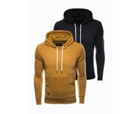 Pánská mikina - mix 2-pack V4 Černá, XXL