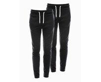 Pánské tepláky - černé 2-pack GABRIEL Černá, S