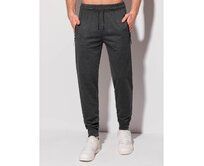 Pánské tepláky P1325 tmavě šedé Tmavě šedá, XL/XXL