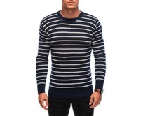 Pánský svetr E220 tmavě modrý Námořnická modrá, XXL/3XL