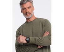Pánská mikina BASIC bez kapuce V10 OM-SSBN-0119 graphite Tmavě šedá, L
