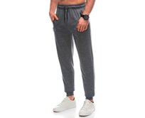 Pánské tepláky P1435 šedé Šedá, 3XL