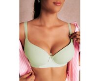 Push-up podprsenka ULR342 limetková Tmavě zelená, 40/90C