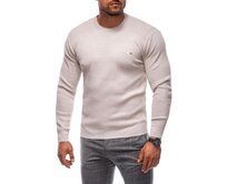 Pánský svetr E238 béžový Béžová, XXL/3XL