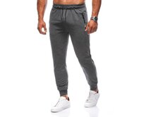 Pánské tepláky P1484 tmavě šedé Tmavě šedá, XL/XXL