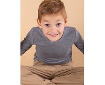 Šedé chlapecké termo tričko Tmavě šedá, 110/116