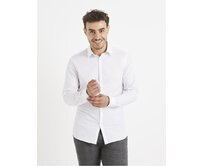 Košile Vaxavier střih extra slim Bílá, S