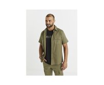 Košile Vamili regular s kapsami Khaki, S