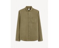 Košile lyocell regular Gacocel Khaki, M