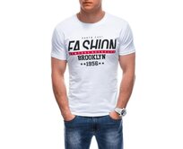 Pánské tričko S1933 bílé Bílá, XXL/3XL