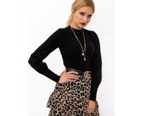 Dámská halenka Lauren RUE PARIS černá Černá, L