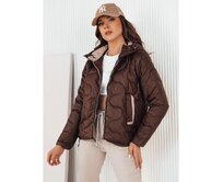 Dámská bunda kávová Karamelová, XXL