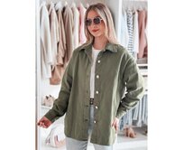 Dámská přechodová bunda oversize KOSMOJACK, khaki Khaki, Univerzální