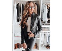 Dámská koženková bunda ROCKYLADY černá Černá, S