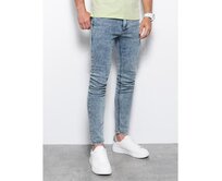 Pánské džíny SKINNY FIT světle modré Modrá, XL