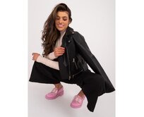 Dámská ramoneska se zapínáním na zip BIVA černá Černá, S