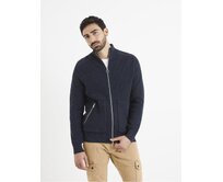 Kardigan Vezipper na zip Modrá, S