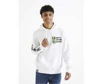 Mikina Minecraft s kapucí Bílá, XXL