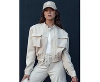 Dámská bunda PRIEV béžová Béžová, S